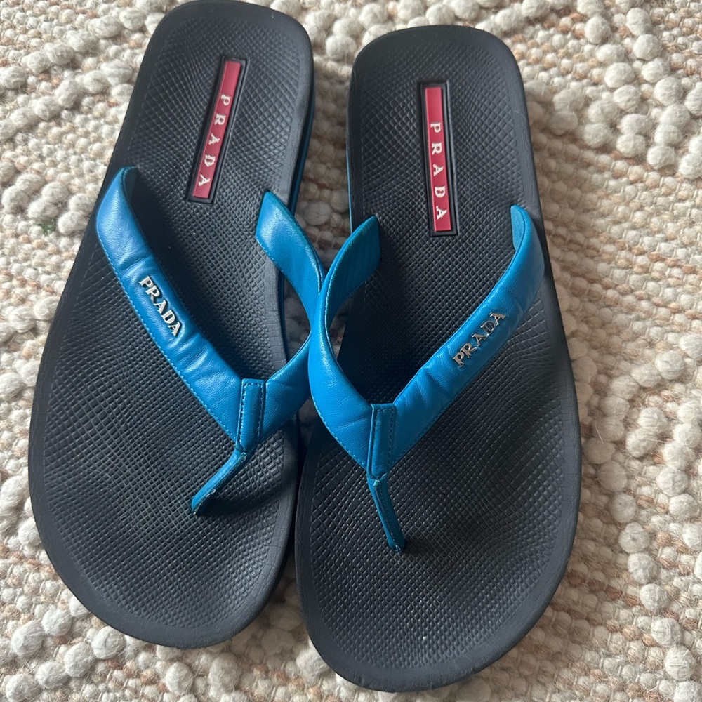 Men’s Prada flip flops